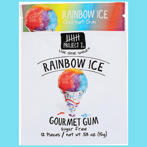Project 7 Rainbow Ice Gourmet Gum