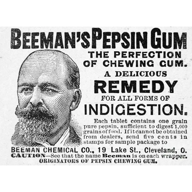 Beeman's pepsin gum