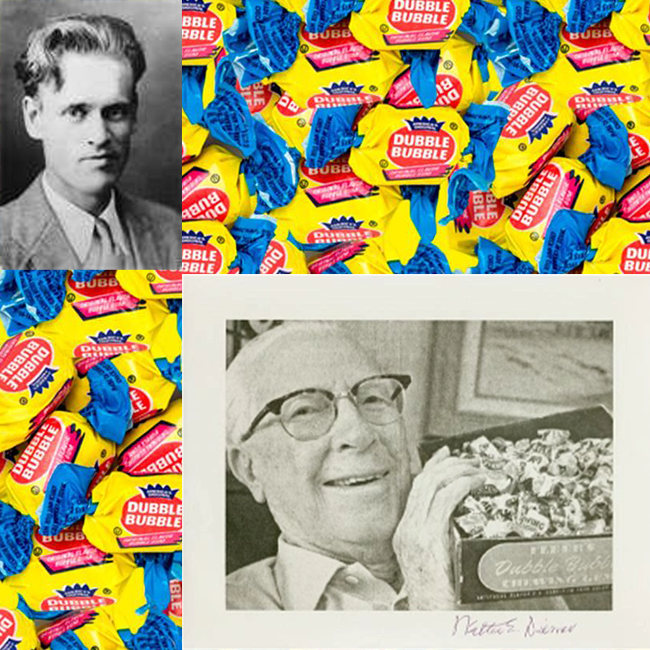 Walter Diemer, inventor of Dubble Bubble