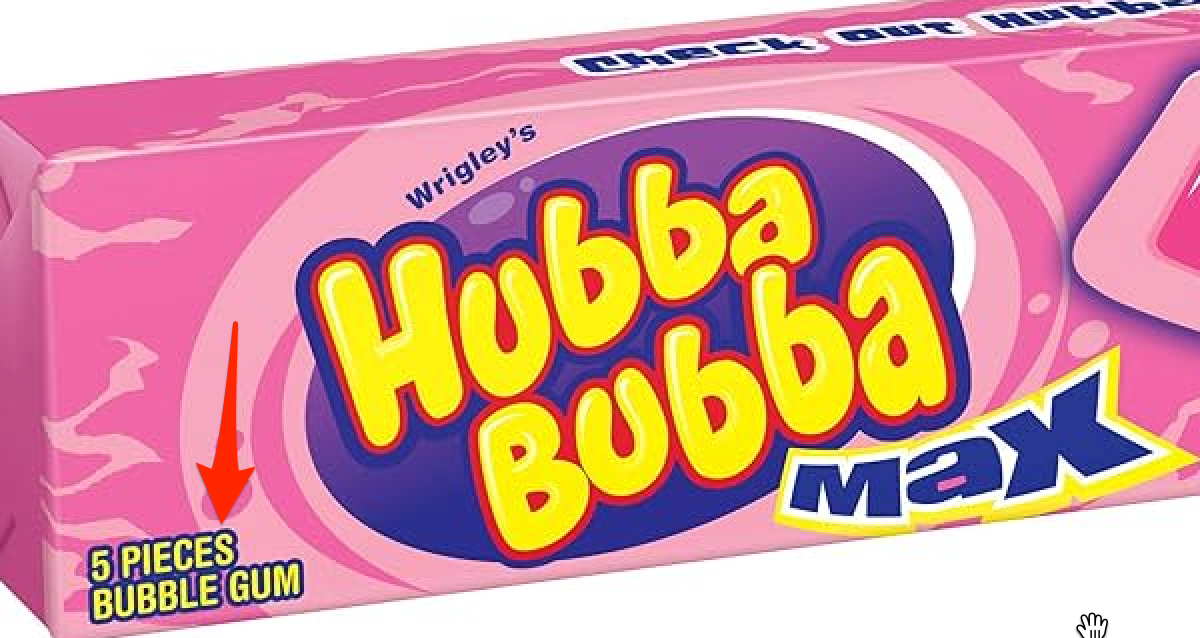 Hubba Bubba spelling example
